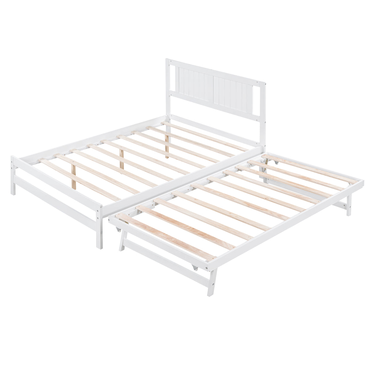 Adjustable Platform Bed Frame White
