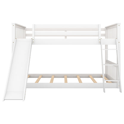 Full Bunk Bed White