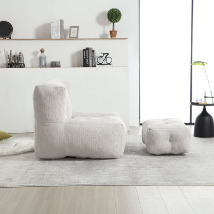 Fluffy Memory Foam Bean Bag Sofa – Indoor Lounge