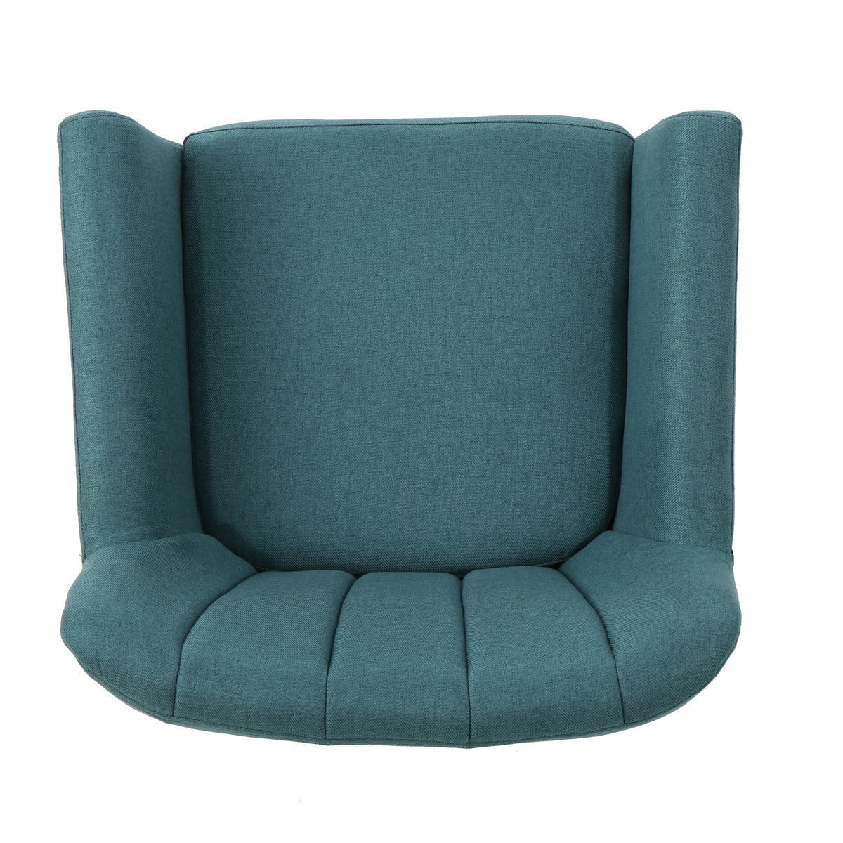 Mid-Century Dark Teal Accent Chair