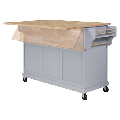 Cambridge Natural Wood Kitchen Island