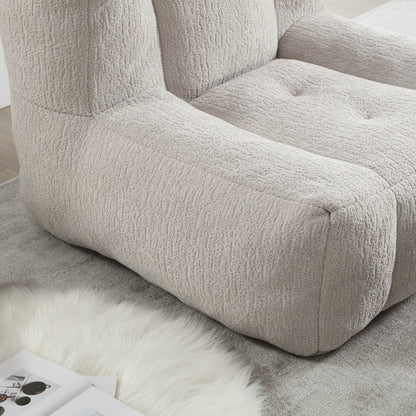 Fluffy Memory Foam Bean Bag Sofa – Indoor Lounge