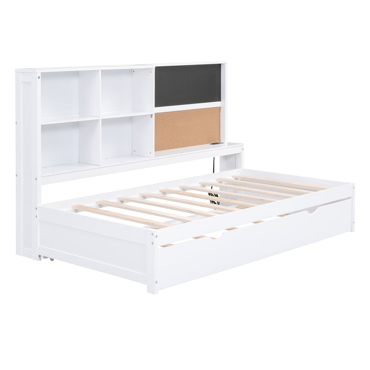 Twin Daybed with Storage White
