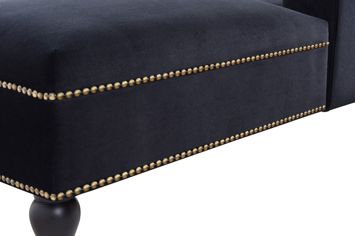 Velvet Cluster Lounge Chair Gray