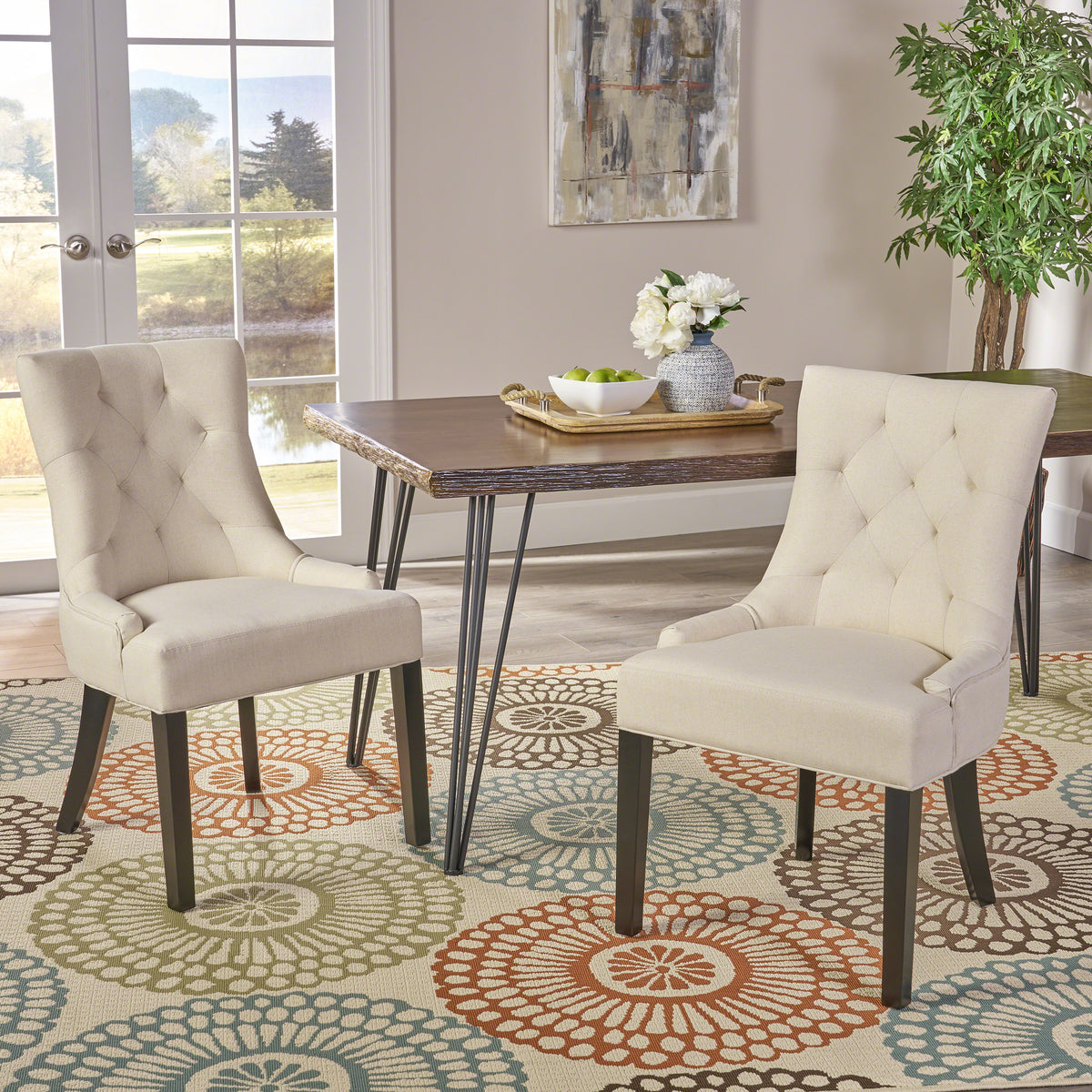 Cheney Dining Chairs Set of 2 Modern Design