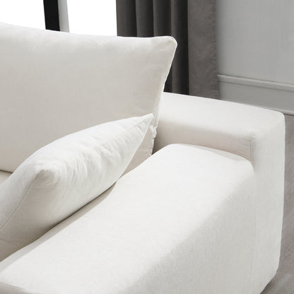 Modular Sectional Sofa – White Linen