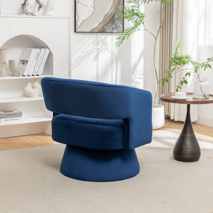 Velvet Swivel Club Chair