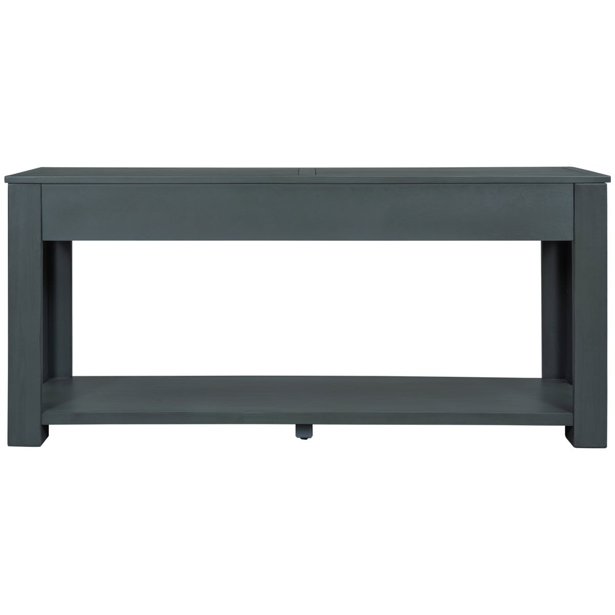 Console Table with Storage Drawers Navy