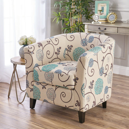 Plaza Velvet Club Chair – White
