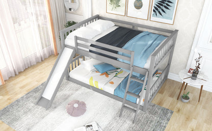 Full Bunk Bed Gray