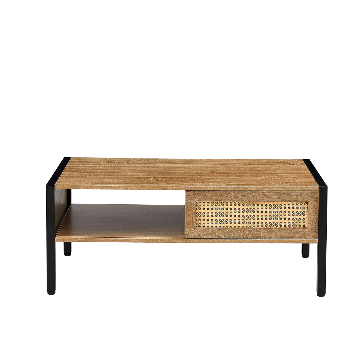Rattan Coffee Table – Modern Natural Weave