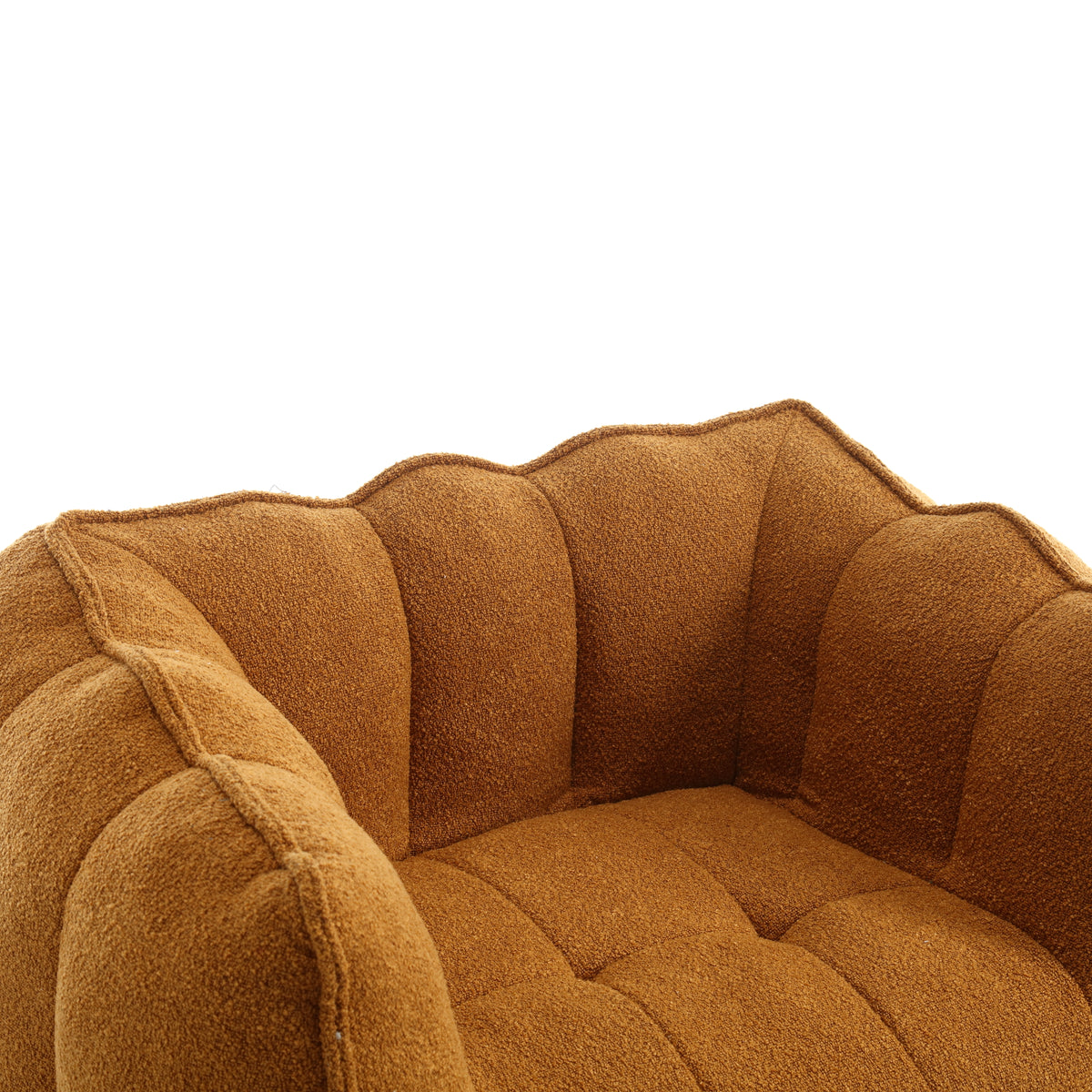 High Resilience Foam Bean Bag Sofa with Footrest