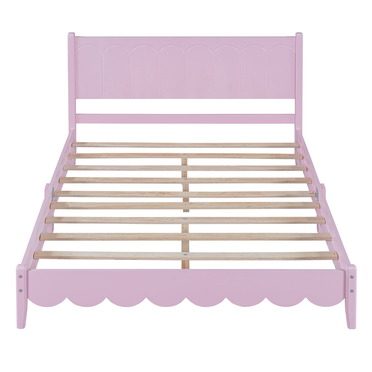 Full Platform Bed Pink