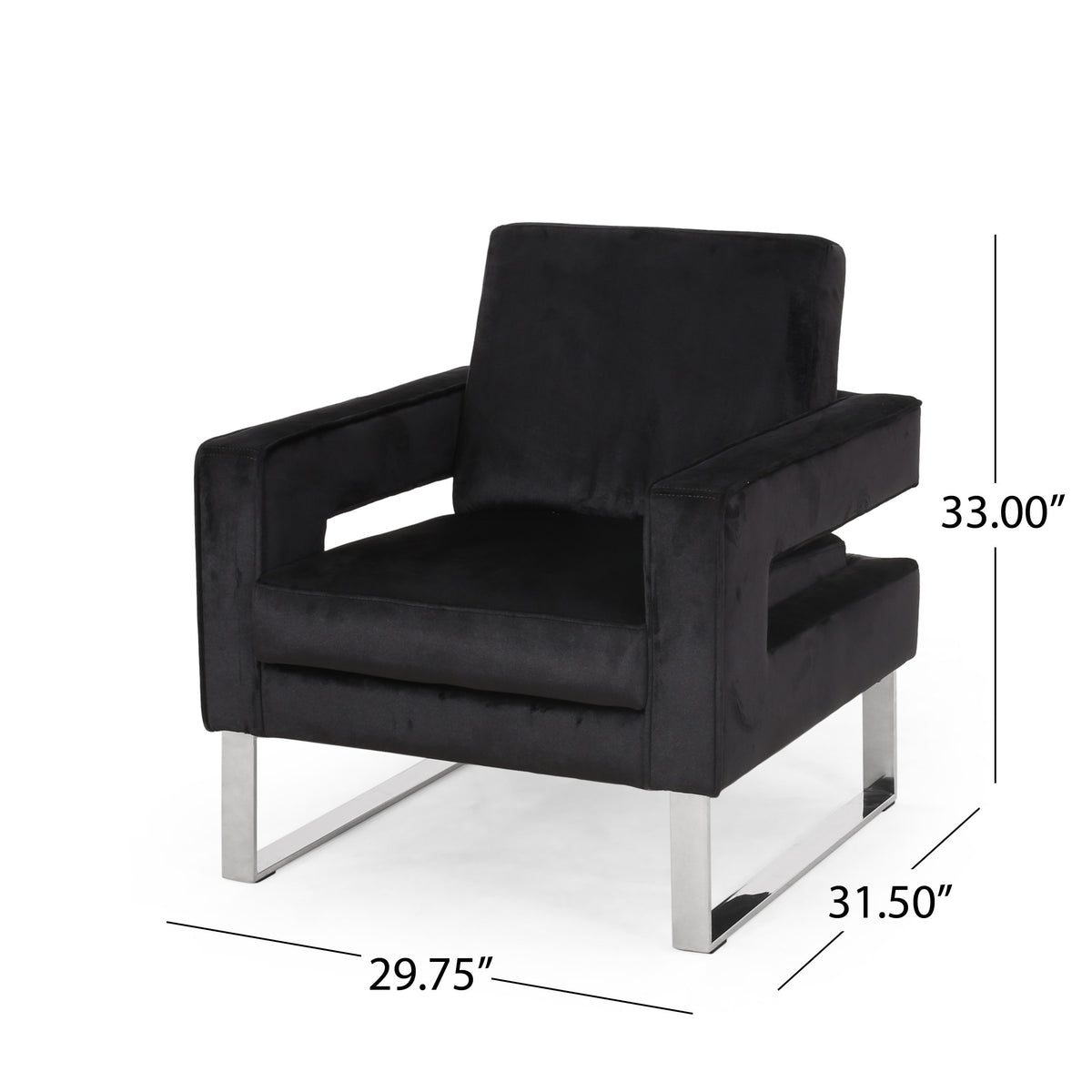 Classic Upholstered Armchair Beige