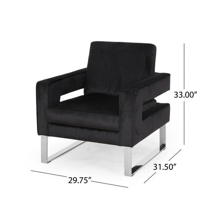 Classic Upholstered Armchair Beige