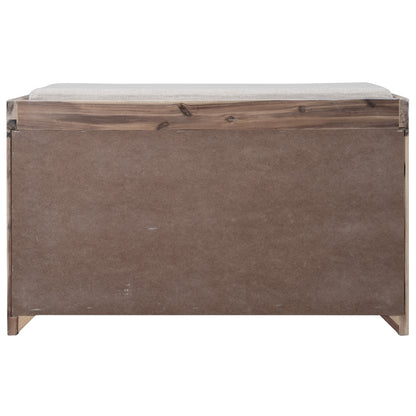 Storage Bench White Washed