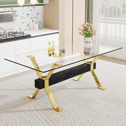 Tempered Glass Dining Table