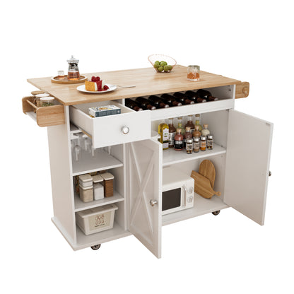 Kitchen Island Cart White Oak