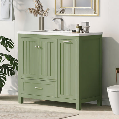 36-Inch Bathroom Vanity with Sink and Drawer