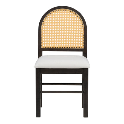 Retro Dining Set (5 pcs) – Espresso Finish