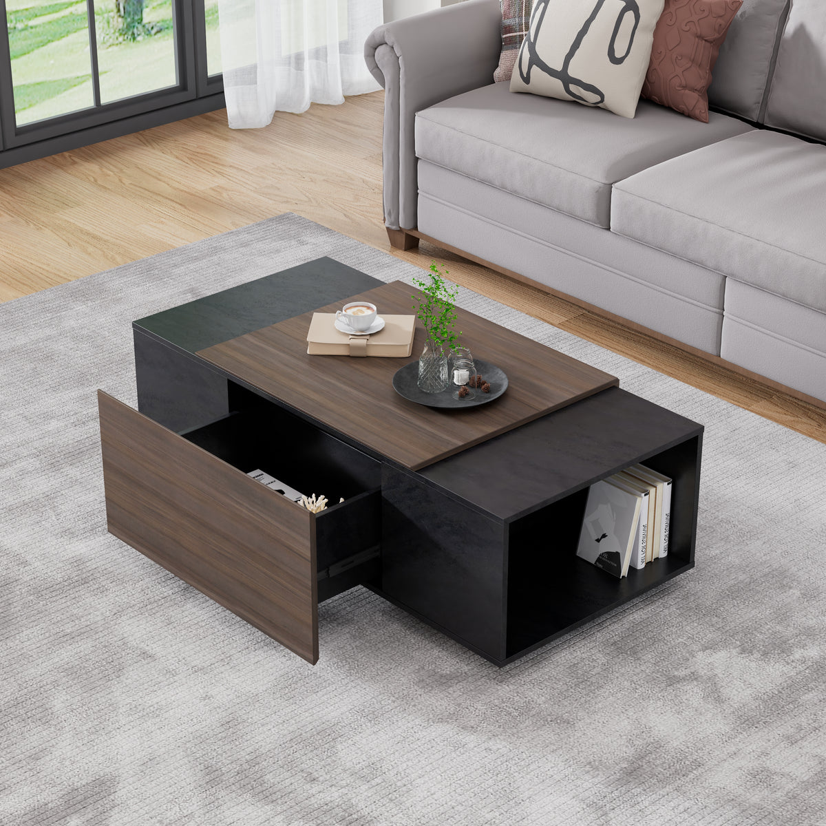 Farmhouse Coffee Table Armando Black