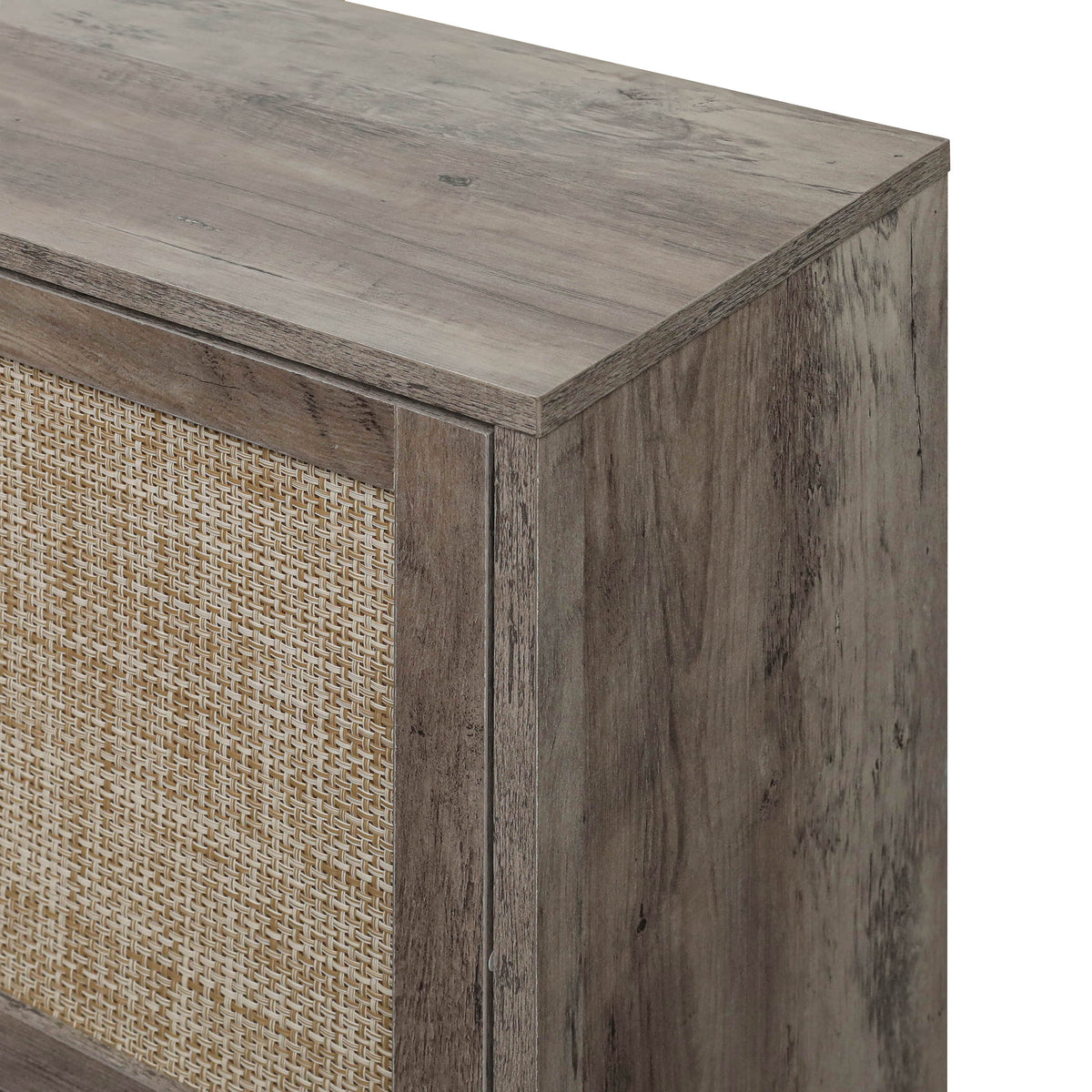 4-Door Entryway Shoe Storage Cabinet White