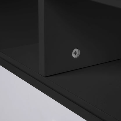 LED TV Stand with Storage White