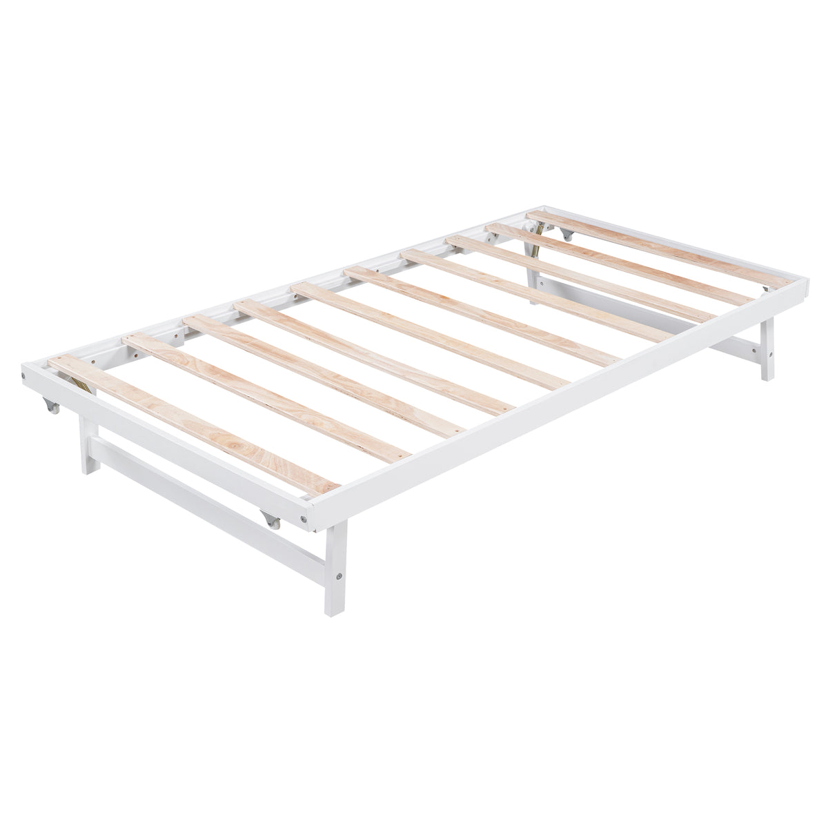 Adjustable Platform Bed Frame White