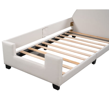 Twin Upholstered Daybed White