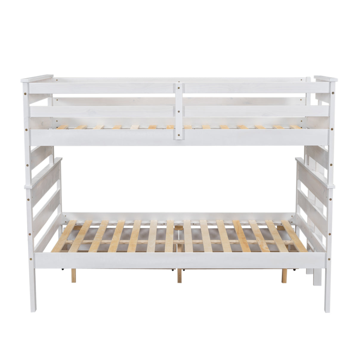 Twin over Full Bunk Bed White