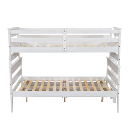 Twin over Full Bunk Bed White
