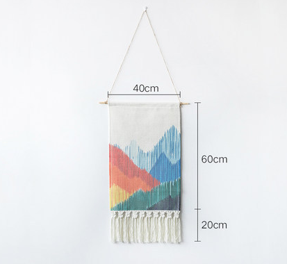 Cotton Tassel Wall Hanging