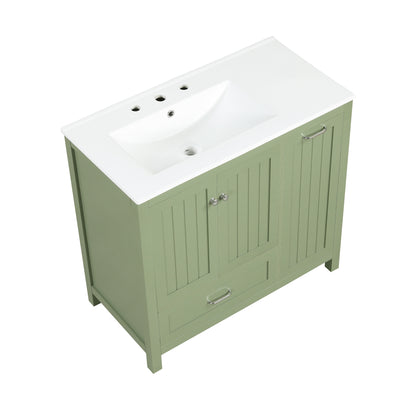 36-Inch Bathroom Vanity with Sink and Drawer
