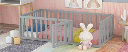 Twin Wood Daybed Gray