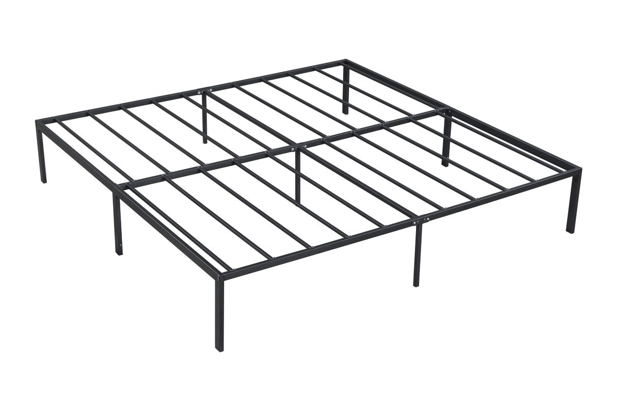King Size Metal Bed Frame Gray