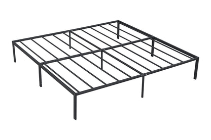 King Size Metal Bed Frame Gray