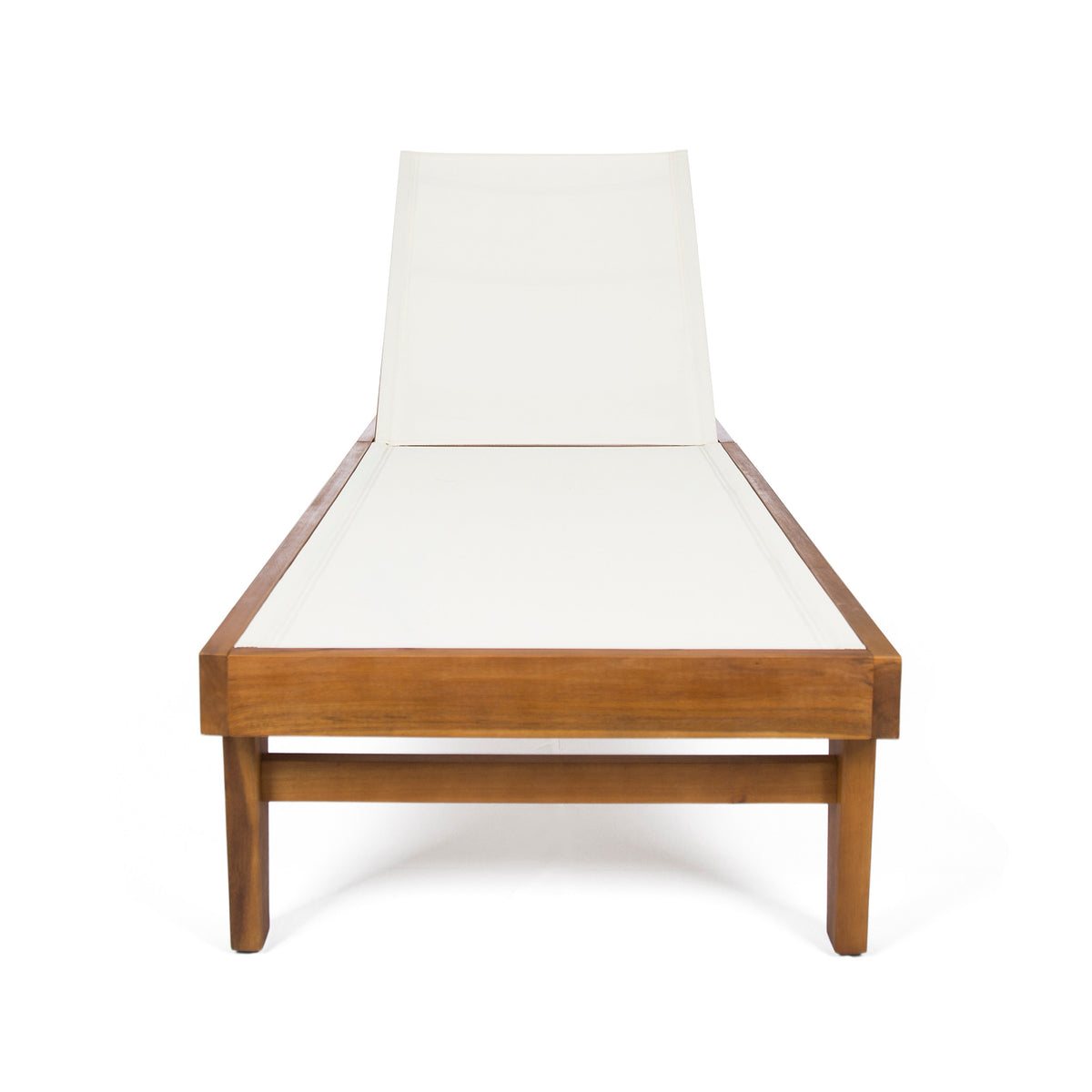 Summerland Outdoor Chaise Lounge – Beige Mesh