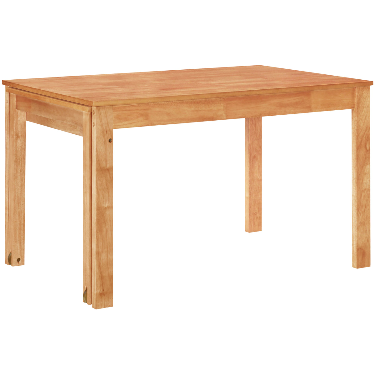 65” 5-Piece Dining Set – Natural Finish