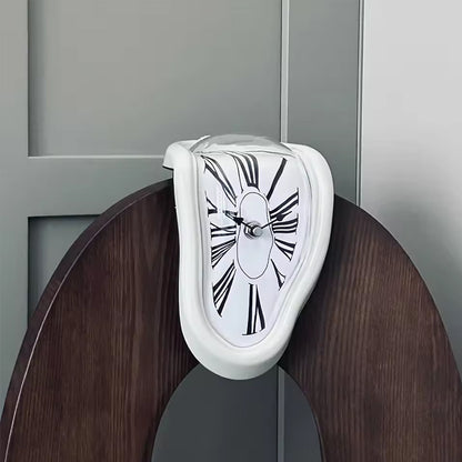 Melting Roman Numeral Wall Clock