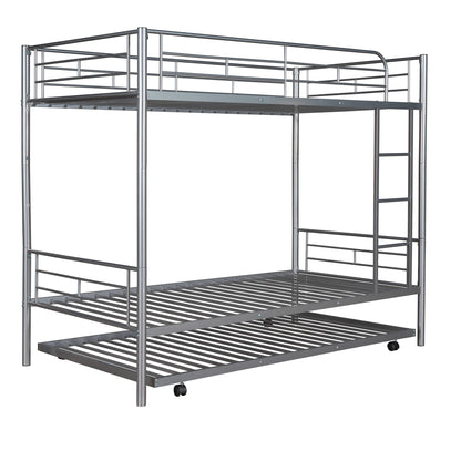 Twin Over Twin Bunk Bed White