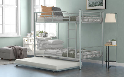Twin Over Twin Bunk Bed White