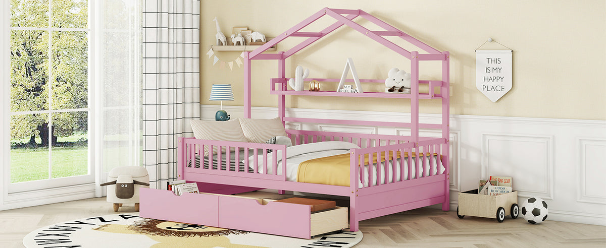 Full House Bed Pink