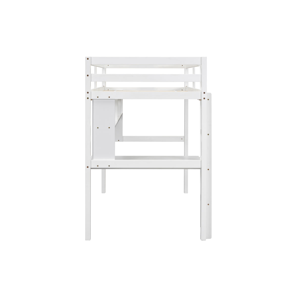 Twin Loft Bed White