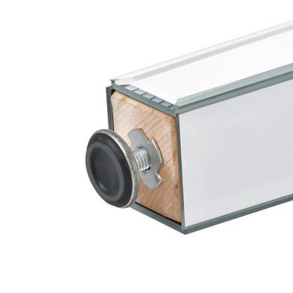 On-Trans Mirrored Side Table – Crystal Design