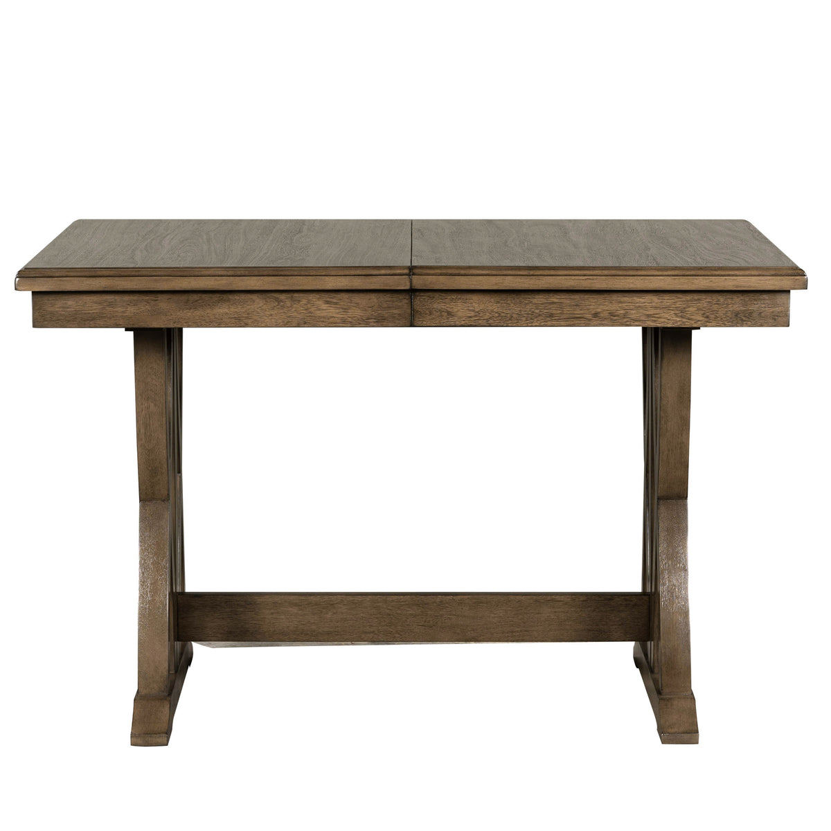 Dining Set with Cushioned Chairs Brown