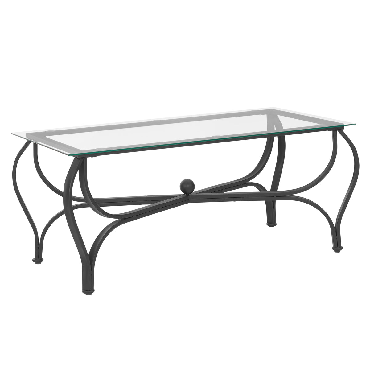 3-Piece Glass Coffee Table Set