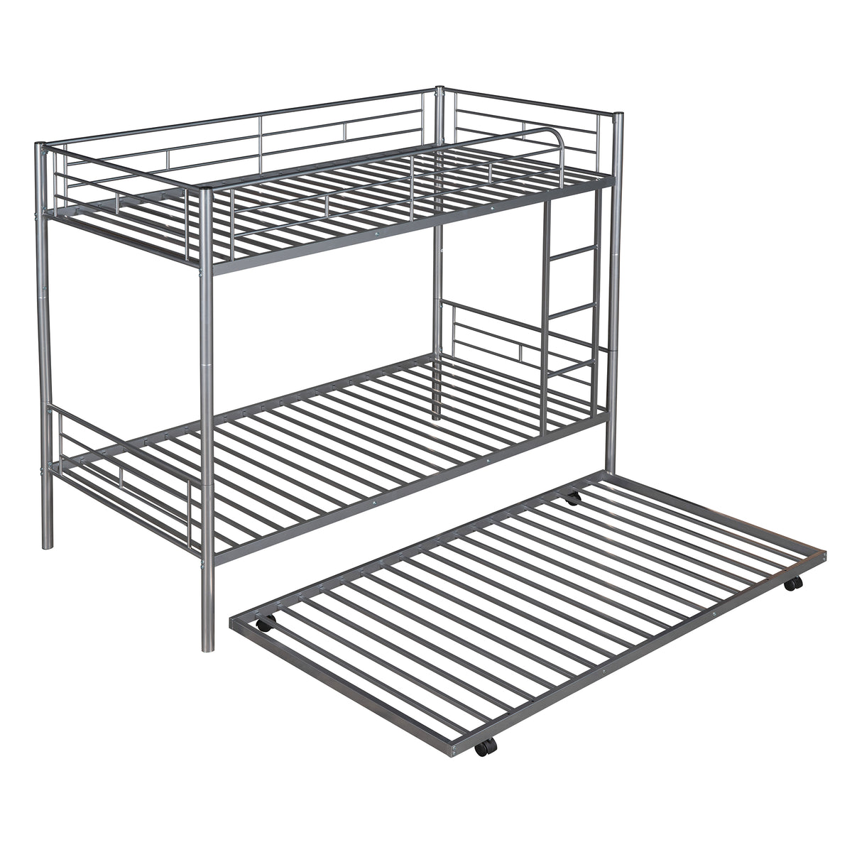 Twin Over Twin Bunk Bed White