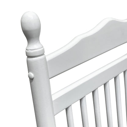 Classic White Porch Rocking Chair