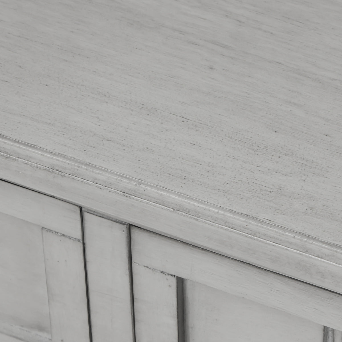 Narrow Console Desk – Grey Washed Finish