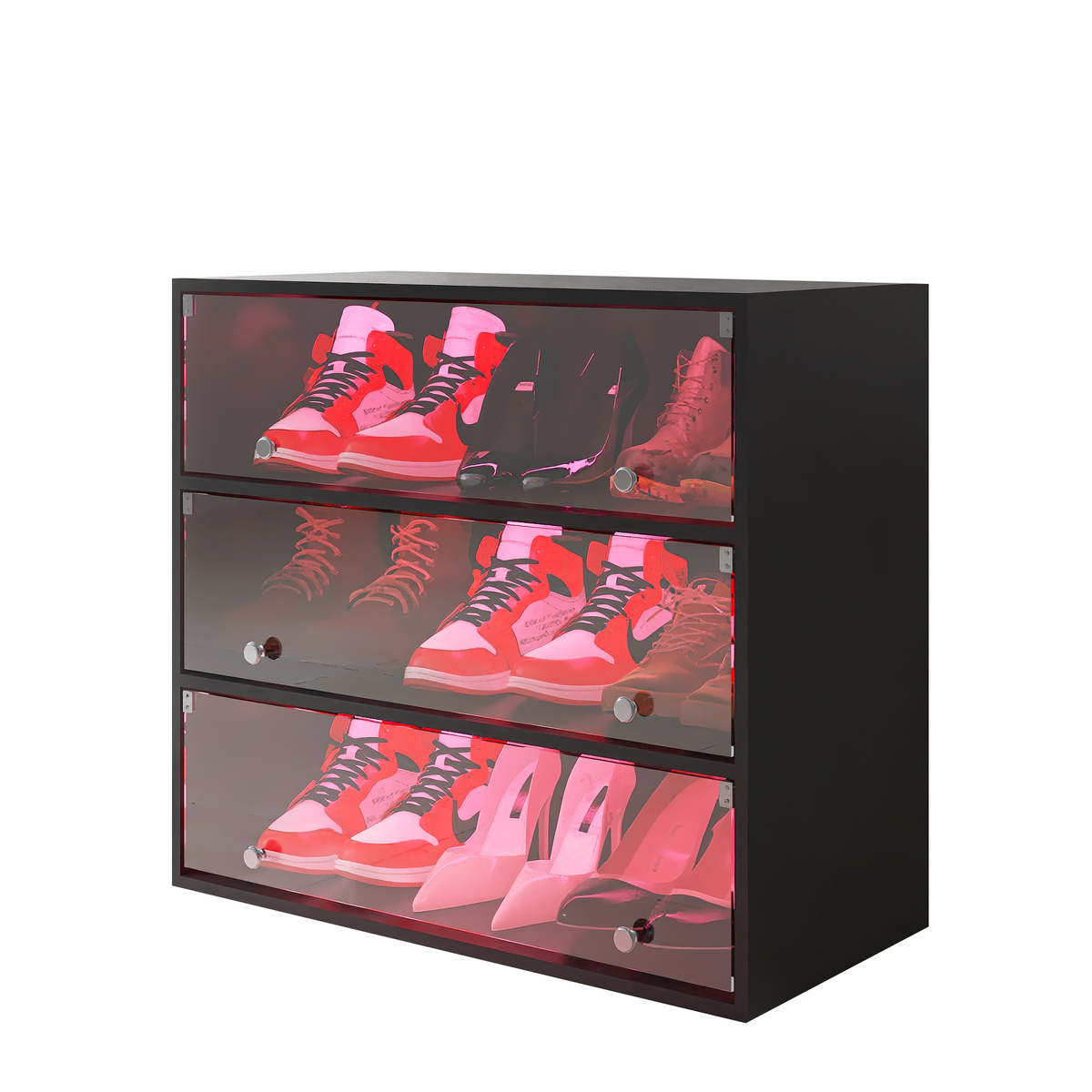 LED Illuminated Shoe Storage Case